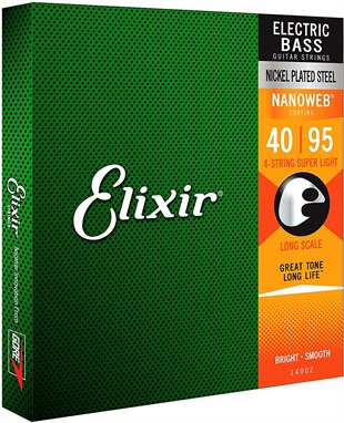 Elixir 040-095 Nanoweb Bas Gitar Teli